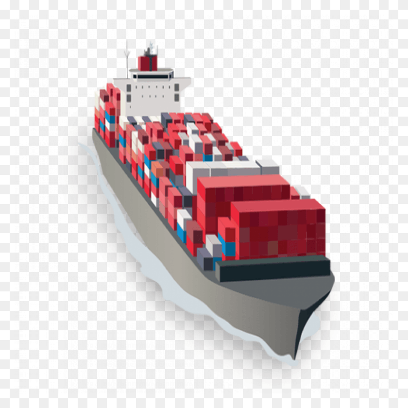 800x800 Cargo Ship, Vehicle, Transportation, Freighter HD PNG Download