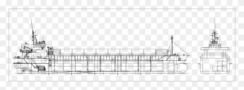 2175x700 Cargo Ship Technical Drawing, Construction Crane, Plot, Diagram HD PNG Download
