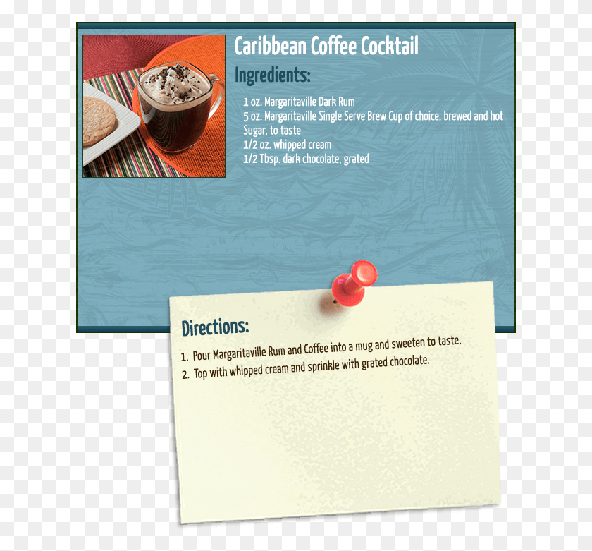 625x721 Caribbean Coffee Cocktail Dish, Flyer, Poster, Paper HD PNG Download