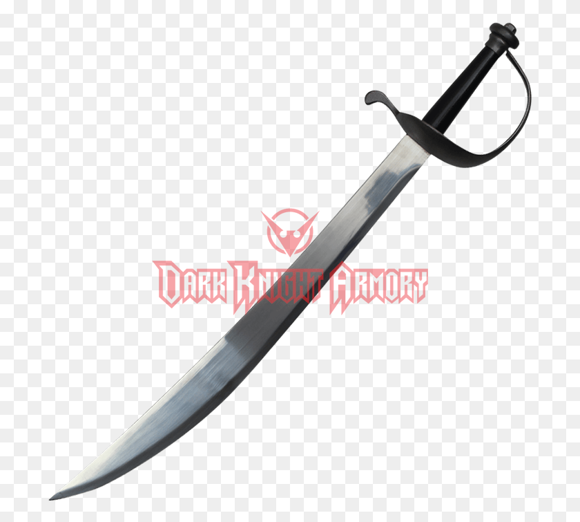 702x695 Caribbean Cutlass Np L Pirate Saber Sword, Blade, Weapon, Weaponry HD PNG Download