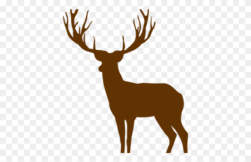 425x481 Caribou Clipart Rudolph Long Horn Deer Transparent Background, Elk, Wildlife, Mammal HD PNG Download