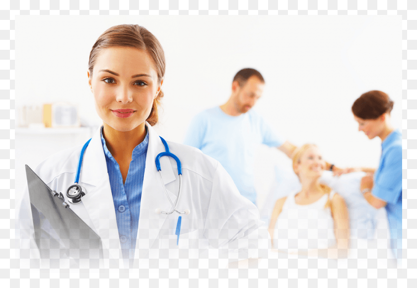 900x599 Caring Doctor Female Doctor, Person, Human, Clothing HD PNG Download