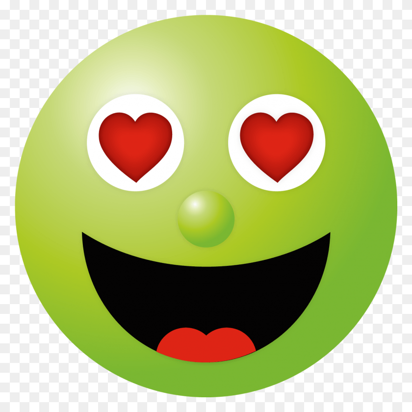 1370x1370 Descargar Png Caritas Emoticons Smileys Emojis And Emoticon, Verde, Bola, Comida Hd Png