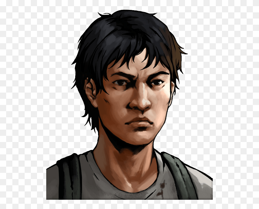 541x617 Carl The Walking Dead Road To Survival, Face, Person, Human HD PNG Download