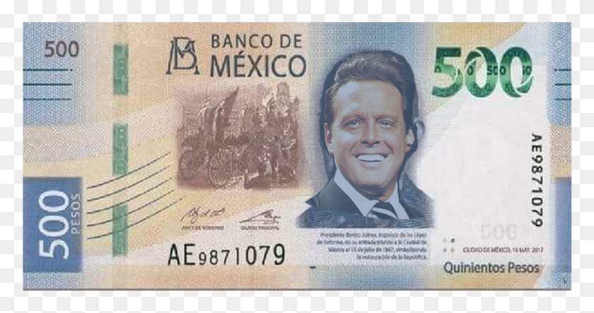 1147x564 Carlos Memes Billete De 500 Pesos, Persona, Humano, Texto Hd Png
