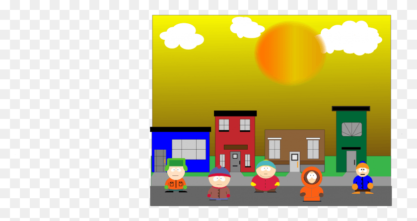 2079x1031 Carlos Ruiz South Park Background P Illustration, Lighting, Urban HD PNG Download