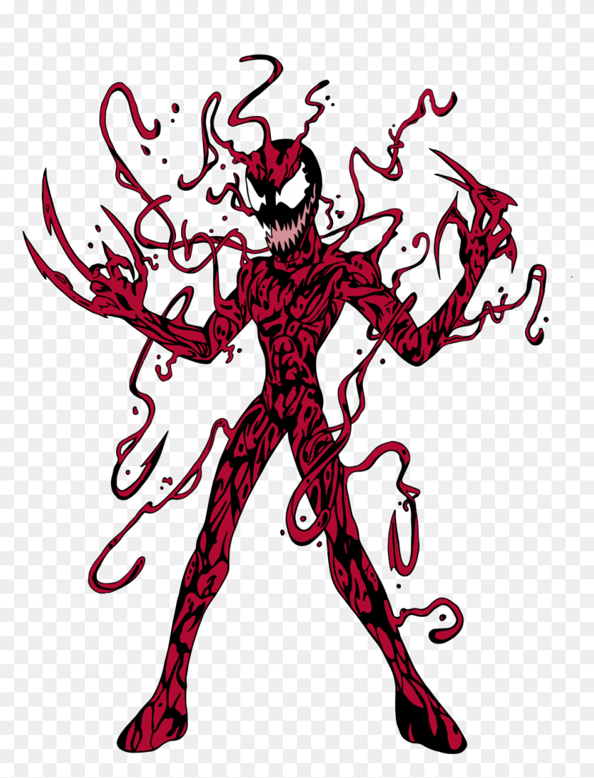 1001x1336 Carnage Symbiote Carnage, Graphics, Text HD PNG Download