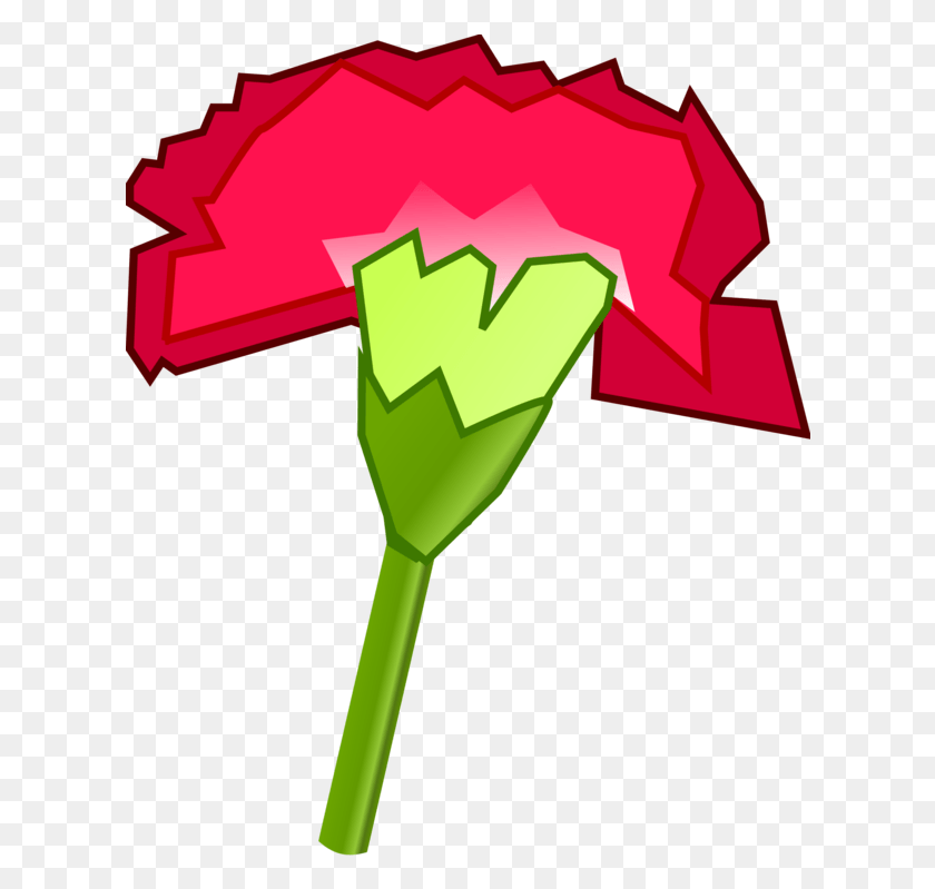 616x739 Carnation Computer Icons Ohio State Flower Cartoon Carnation, Plant, Produce, Food HD PNG Download