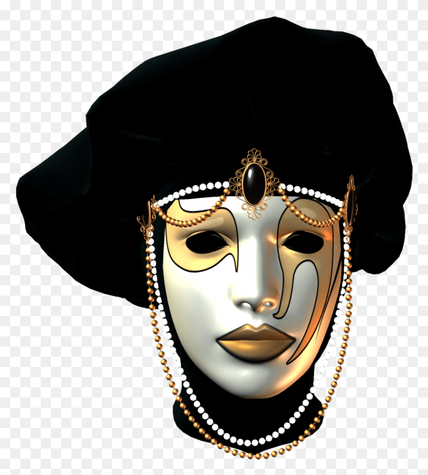 821x918 Carnaval Gifs Venetian Carnival Masks Carnival Costumes Mask, Face, Person, Human HD PNG Download