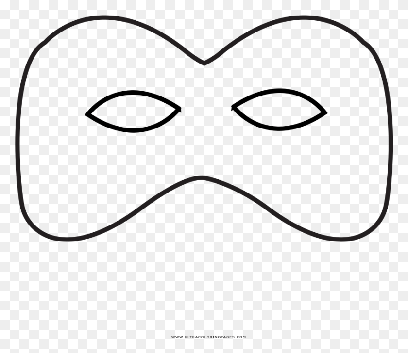 843x723 Carnaval Mask Coloring, Mustache, Sunglasses, Accessories HD PNG Download