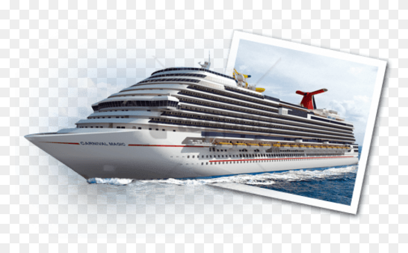 824x486 Descargar Png Carnival Cruise Imagen Png Carnival Magic, Barco, Vehículo, Transporte Hd Png