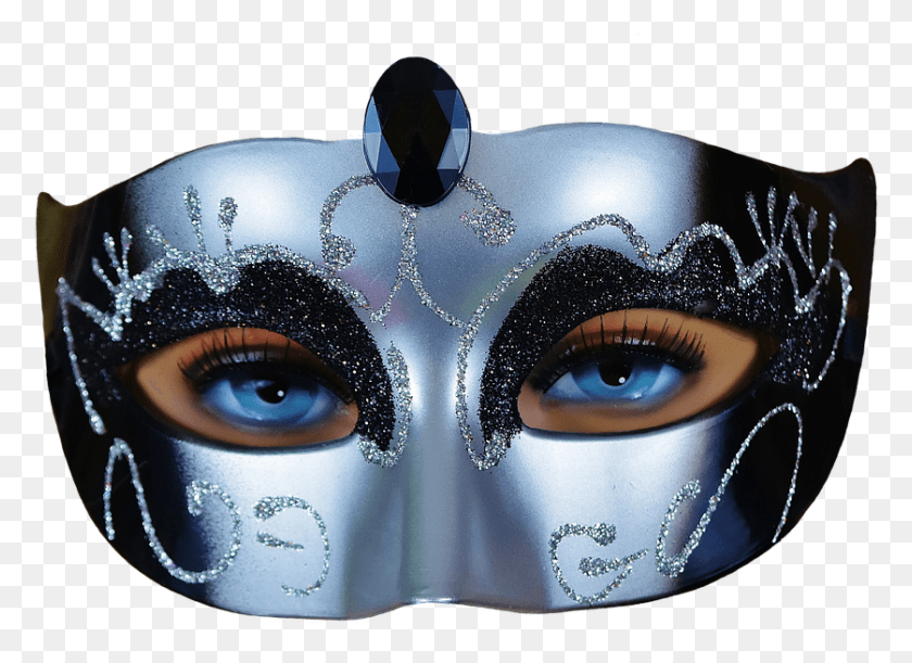 838x592 Carnival Mask Mask Fr Gonen, Crowd HD PNG Download
