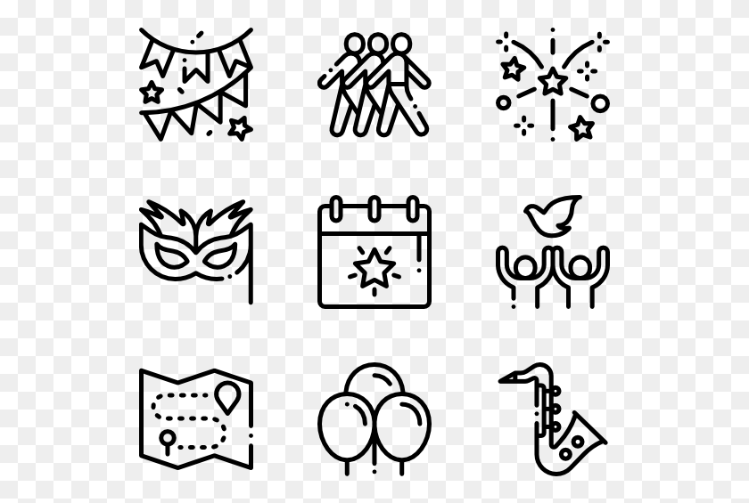 529x505 Carnival Pirate Icons, Gray, World Of Warcraft HD PNG Download