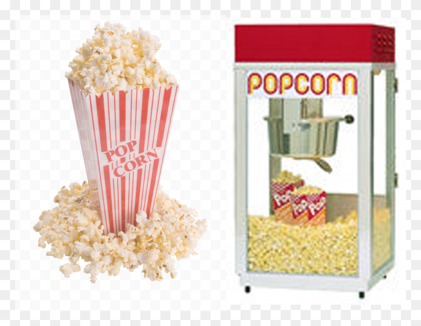 3405x2587 Carnival Transparent Popcorn Popcorn And Snow Cone HD PNG Download
