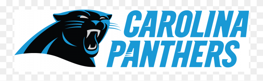 750x201 Carolina Panthers Iron On Stickers And Peel Off Decals Carolina Panthers New, Text, Animal, Blue Jay HD PNG Download