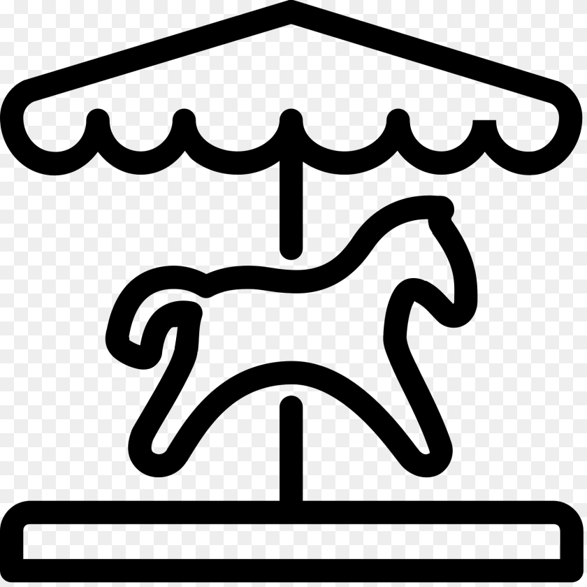 Carousel, Gray PNG