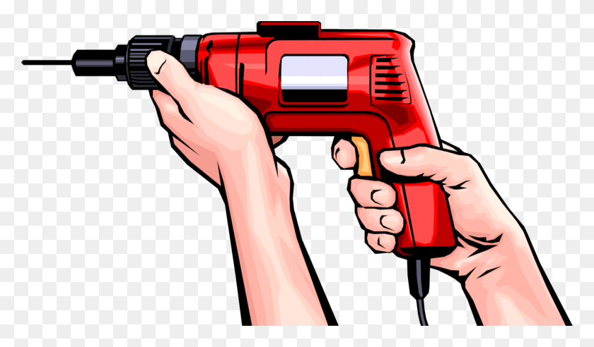 1262x700 Carpenter Vector Power Tool Trigger, Power Drill, Person, Human HD PNG Download