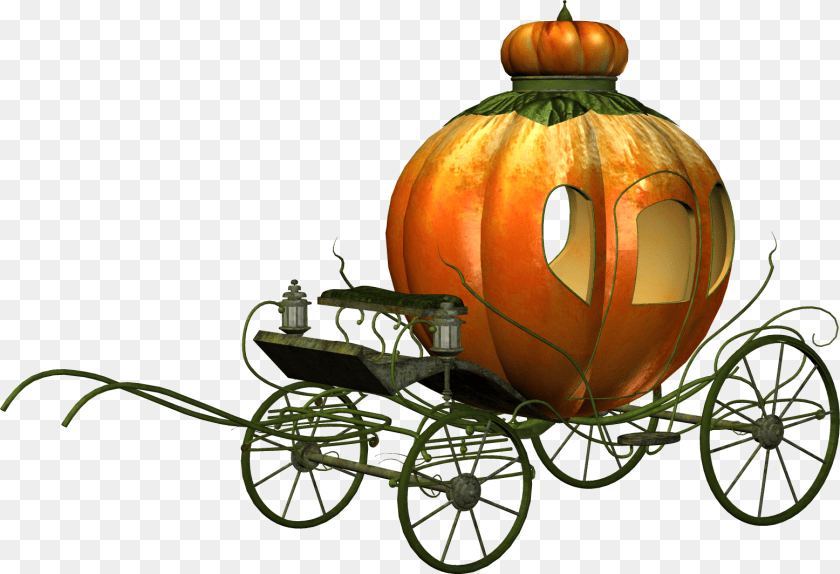 Carriage, Pumpkin, Food, Plant, Produce PNG