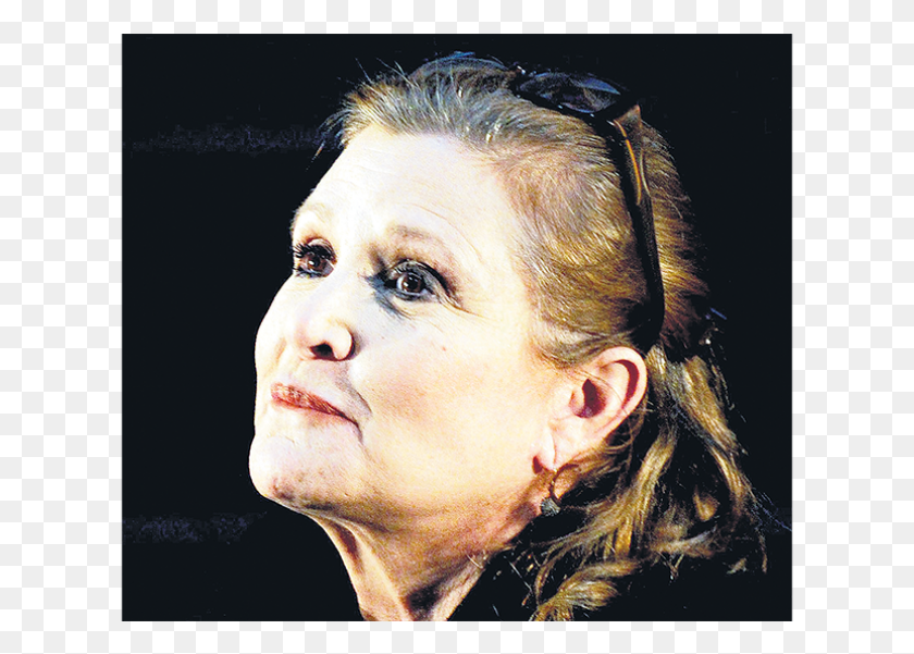 619x541 Carrie Fisher Has Carrie Fisher Died, Face, Person, Human HD PNG Download