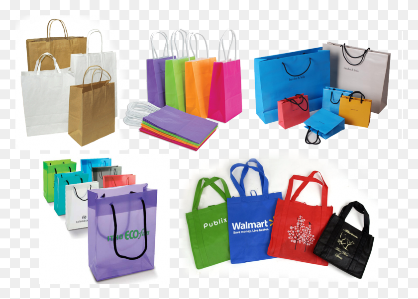 1073x746 Carrier Bags Reusable Paper Plastic Branded Carrier Bags, Shopping Bag, Bag, Tote Bag HD PNG Download