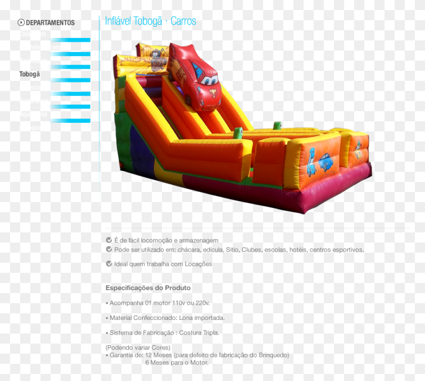 951x847 Carros Inflatable, Indoor Play Area, Toy HD PNG Download