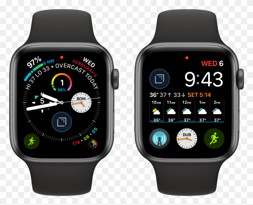 1074x859 Carrot Weather Is More Customizable And Useful On The Apple Watch 4 Apps, Wristwatch, Mobile Phone, Phone HD PNG Download