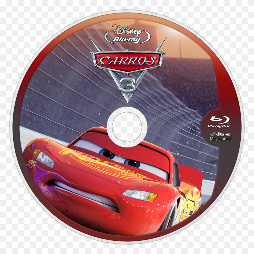 1000x1000 Cars 3 Bluray Disc Image Aut, Disk, Dvd, Car HD PNG Download