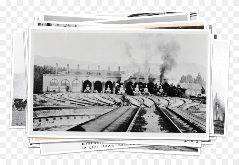 852x568 Descargar Png Carson City Historical Photo Monochrome, Ferrocarril, Transporte, Ferrocarril Hd Png