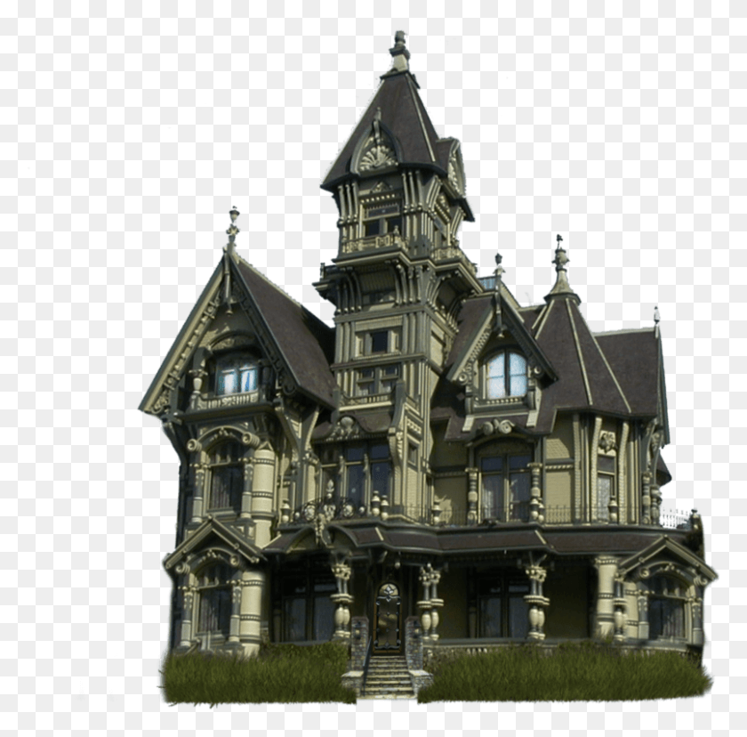 806x794 Carson Mansion, Spire, Tower, Architecture HD PNG Download