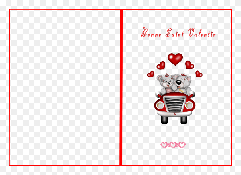 1260x891 Carte Saint Valentin Coloriages Imprimer Cartoon, Text, Elf, Graphics HD PNG Download