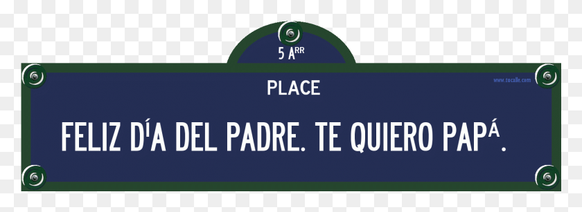 1411x447 Cartel De Place Du Feliz Da Del Padre Street, Текст, Число, Символ Hd Png Скачать