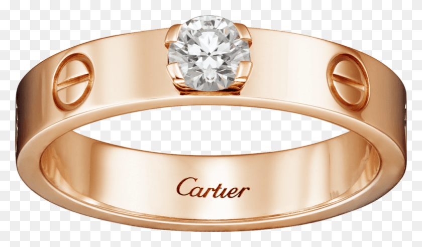 1000x554 Cartier Love Solitaire Ring Cartier Обручальные Кольца 2016, Аксессуары, Аксессуар, Ювелирные Изделия Png Скачать