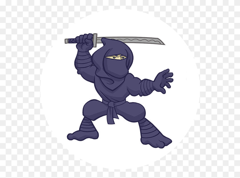 560x562 Cartoon, Ninja HD PNG Download