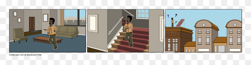 1821x368 Cartoon, Handrail, Banister, Person HD PNG Download