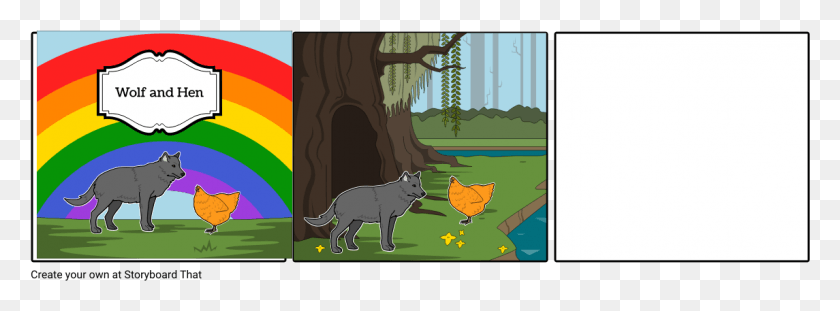 1145x369 Cartoon, Wolf, Mammal, Animal HD PNG Download