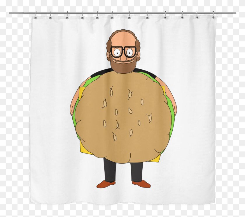 1025x901 Cartoon, Shower Curtain, Curtain, Person HD PNG Download