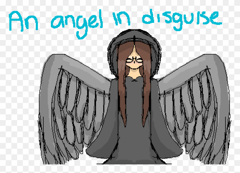859x601 Cartoon, Angel, Archangel HD PNG Download