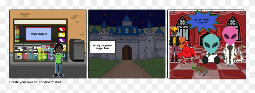 1152x369 Cartoon, Castle, Architecture, Building HD PNG Download