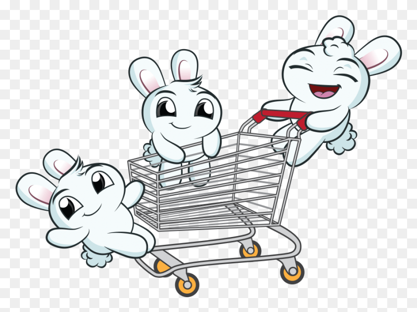 882x643 Cartoon, Shopping Cart, Toy, Graphics HD PNG Download