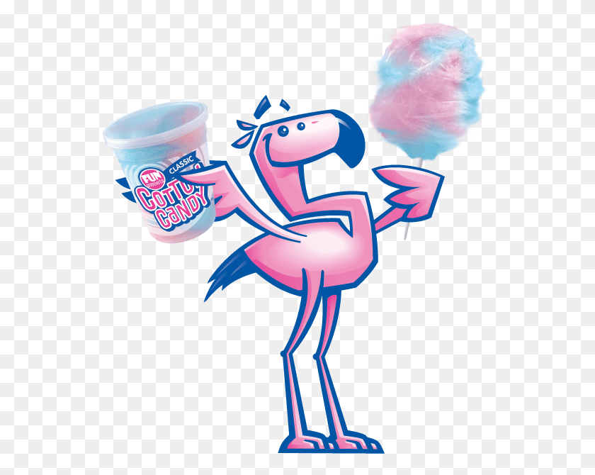 553x610 Cartoon, Animal, Bird, Flamingo HD PNG Download