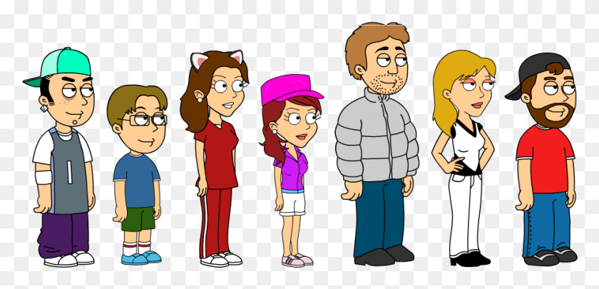 927x411 La Gente Png / Personaje De Dibujos Animados Hd Png