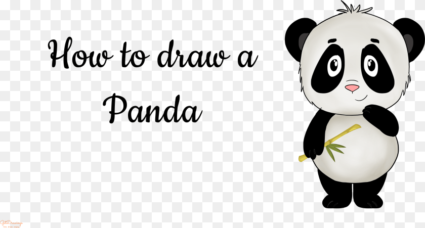 2772x1489 Cartoon, Outdoors, Animal, Bear, Giant Panda Clipart PNG