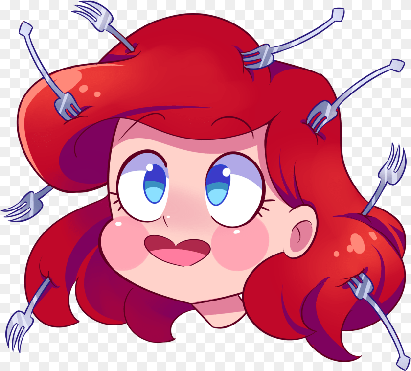 Cartoon, Cutlery, Fork, Baby, Person PNG