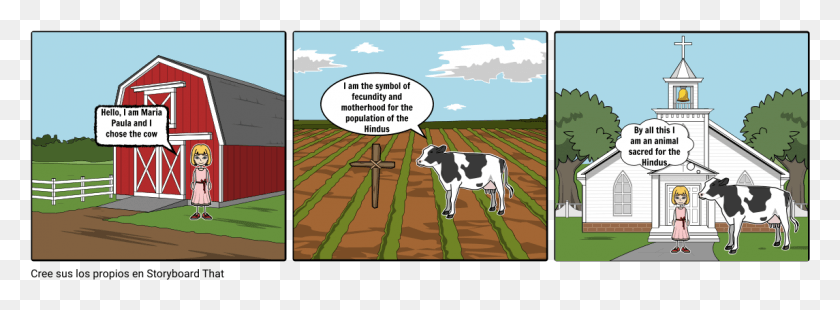 1145x368 Cartoon, Cow, Cattle, Mammal HD PNG Download