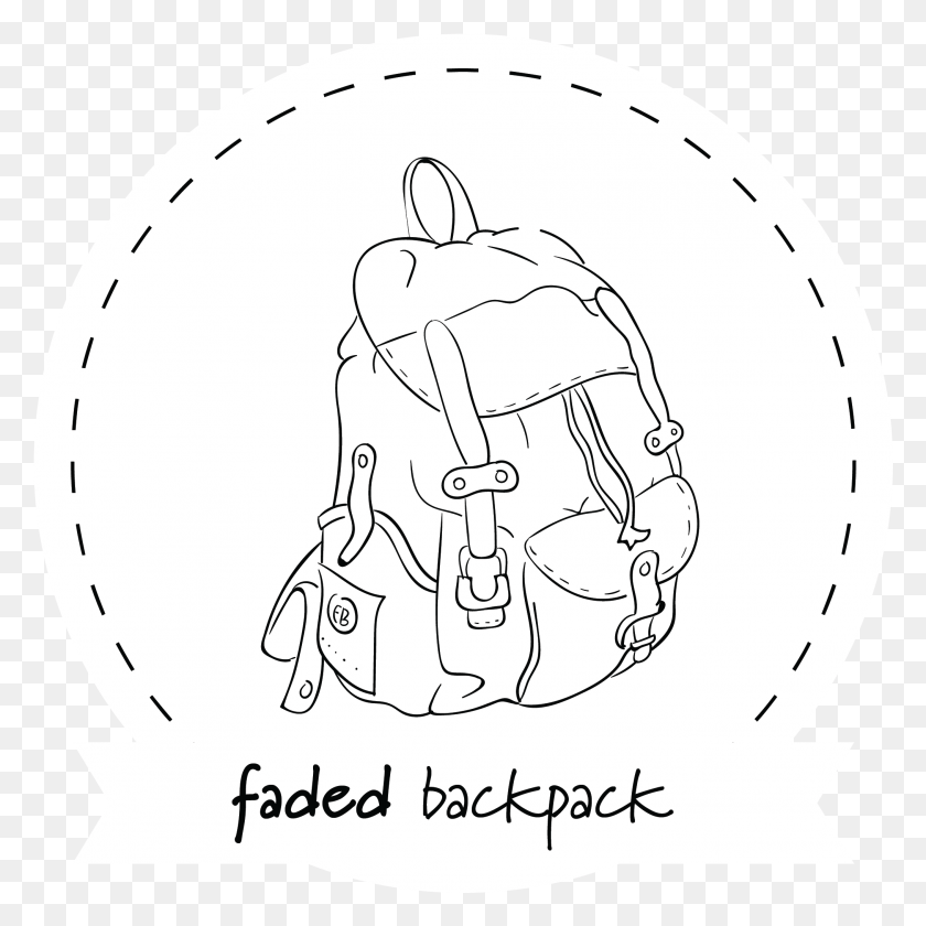 2027x2027 Cartoon, Bag, Backpack, Text HD PNG Download