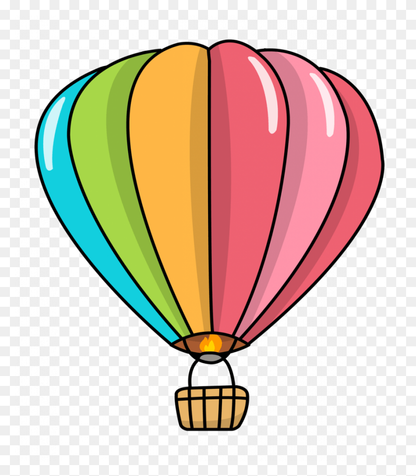 886x1025 Cartoon Air Balloon, Ball, Hot Air Balloon, Aircraft HD PNG Download
