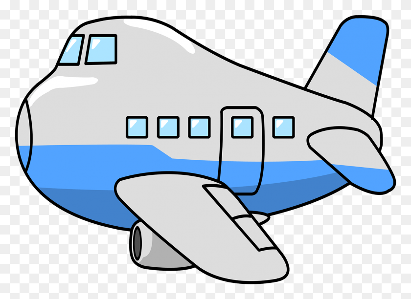 1422x1007 Cartoon Airplane Airplane Clip Art, Railway, Transportation, Rail HD PNG Download