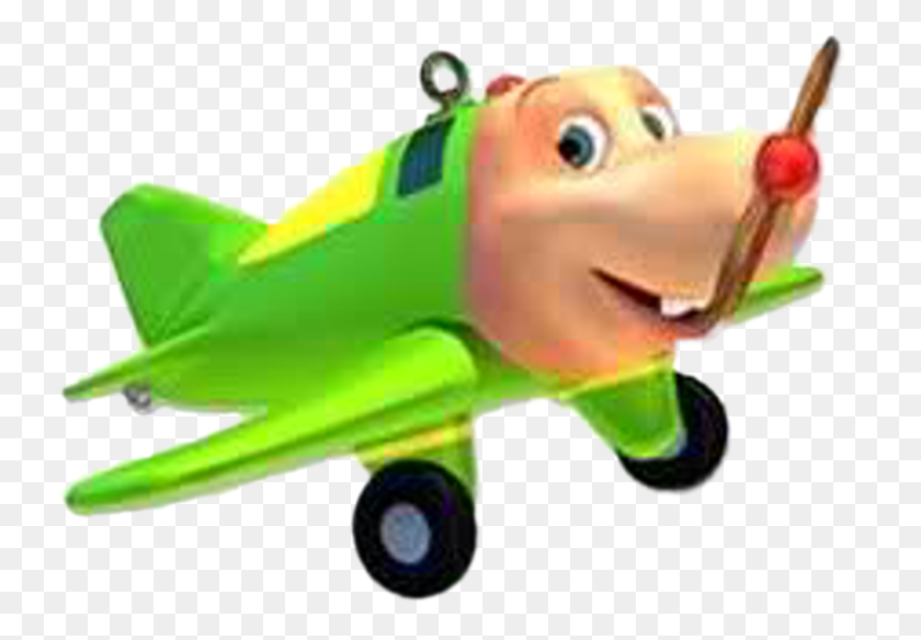 733x524 Cartoon Airplane Green Jay Jay The Jet Plane, Toy, Animal, Amphibian HD PNG Download