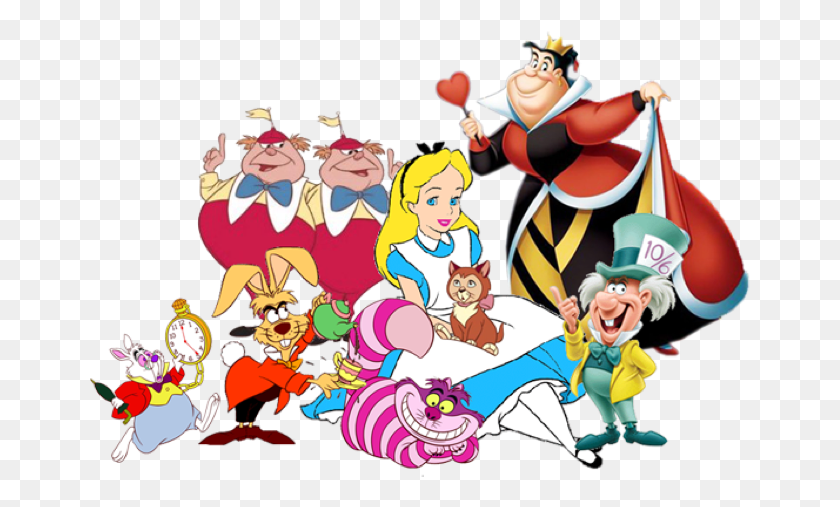 661x447 Cartoon Alice In Wonderland Characters, Person, Human, Performer HD PNG Download