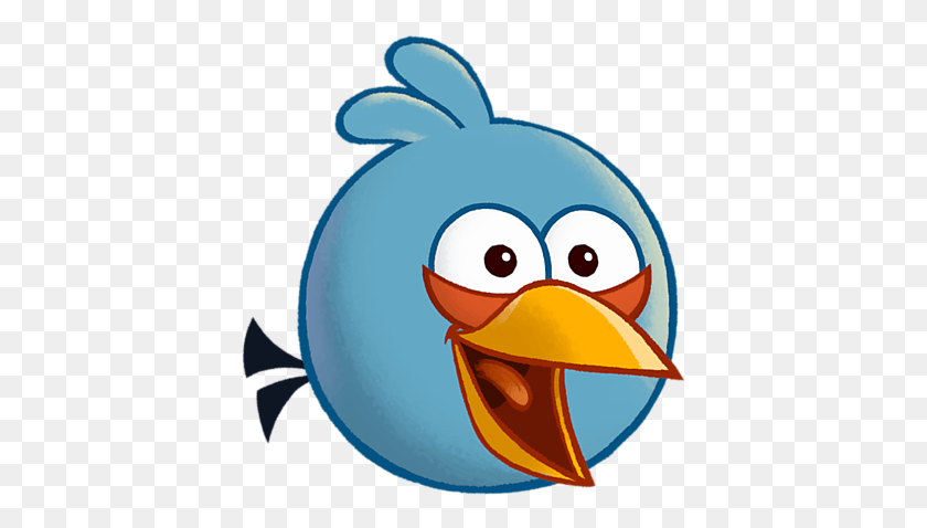 403x418 Cartoon Angry Birds Blues, Bird, Animal, Snowman HD PNG Download